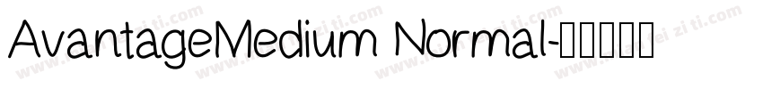 AvantageMedium Normal字体转换